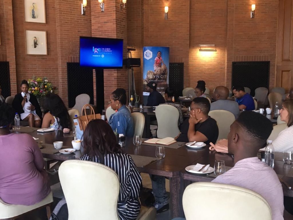 Guests listening to a key note address during the In Good Company Experience 2019 media launch