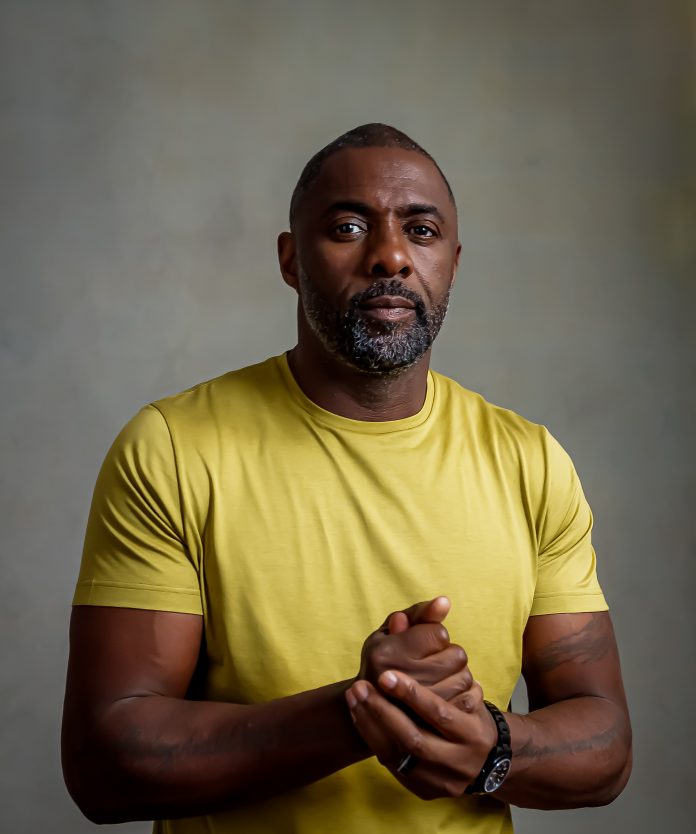 Hollywood superstar Idris Elba poses for a picture.