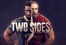 Poster for the documentary series 'Two Sides’