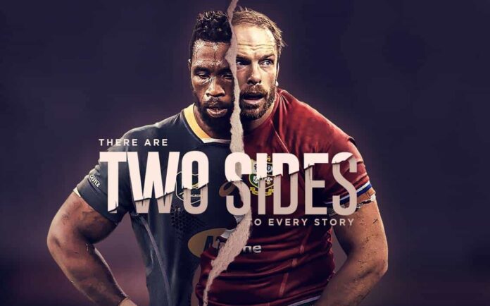 Poster for the documentary series 'Two Sides’