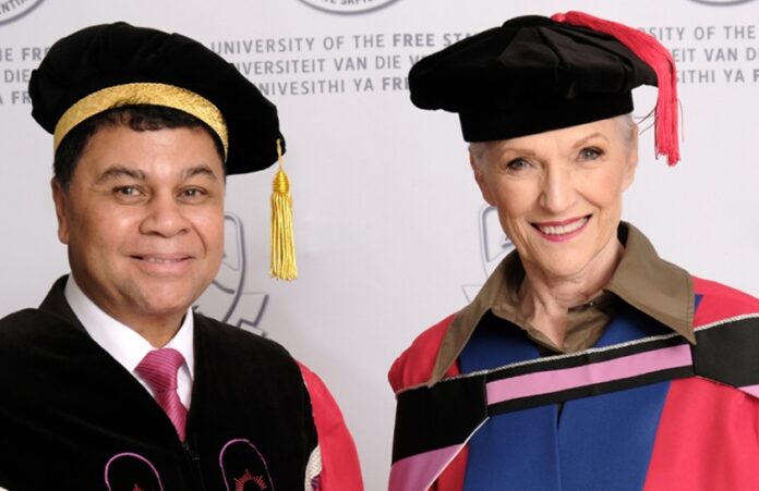 Meet Dr. Maye Musk, who was awarded with PhD in Dietetics by the University of Free State in South Africa.