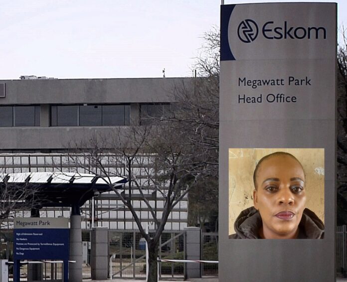 Another Eskom employee, Zandile Rosemary Ngcobo (insert) arrested on fraud charges.