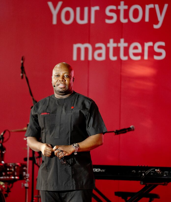 Sydney Mbhele, Absa Chief Marketing Officer at the launch of Absa's new brand repositioning 'Your Story Matters'
