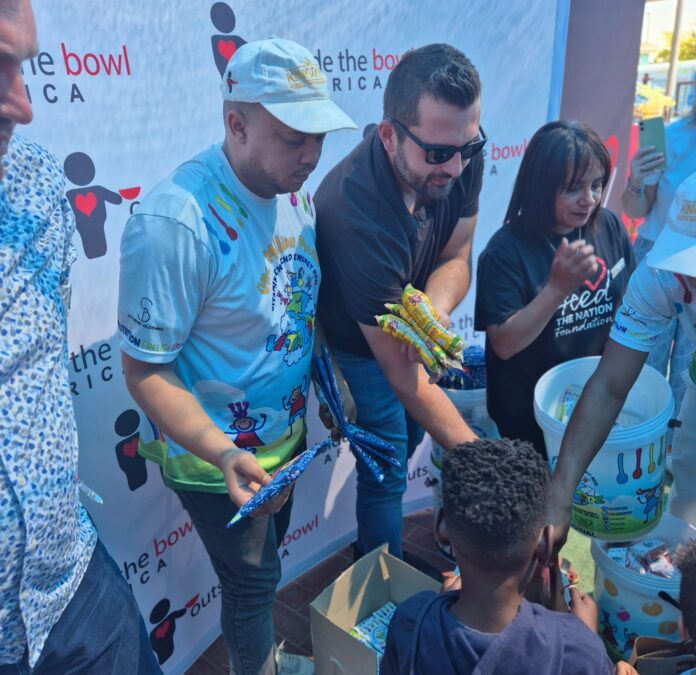 Outside the Bowl Africa recently held a successful feeding outreach event at the Mickey Mouse Early Childhood Development centre in Paarl, Cape Town