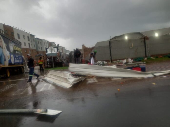 Randfontein residents are picking up the pieces after a devastating storm.