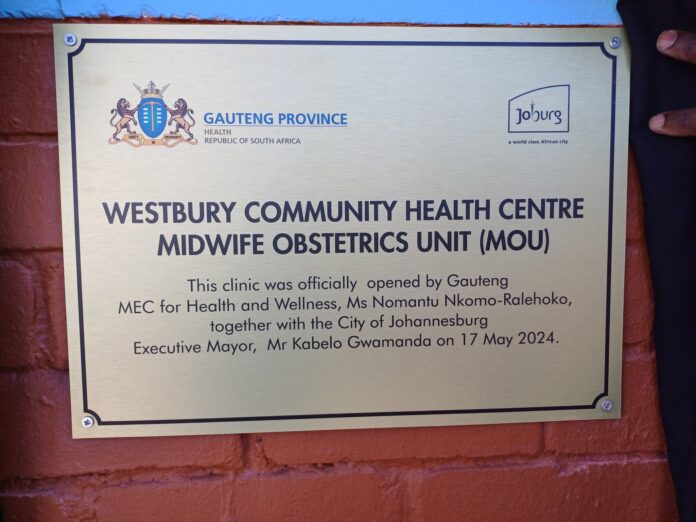 Johannesburg: Westbury Clinic Midwifery Obstetric Unit