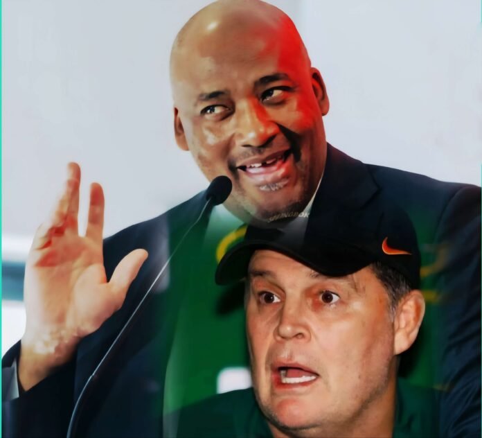 South Africa’s Minister Gayton McKenzie wants a statue for Boks rugby coach Rassie Erasmus