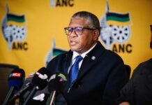 ANC SG Mbalula hits back at US tariffs and DA “political mischief” Fikile Mbalula speaking at an ANC press conference