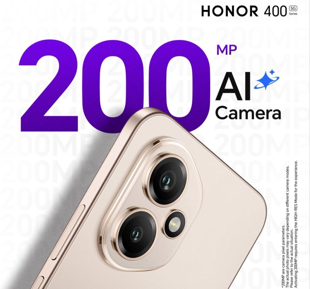 HONOR 400 PRO’s triple-lens rear camera system