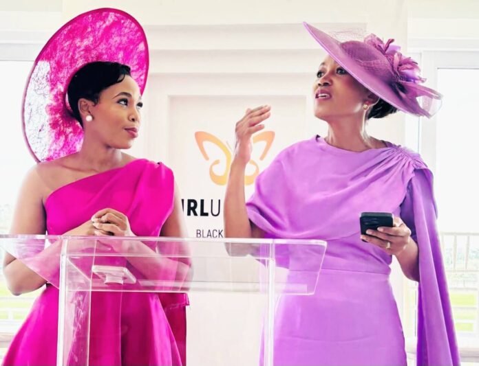 Co-founders Portia Nondo and Batetshi Matenge at GirlUnlimited High Tea 2025.