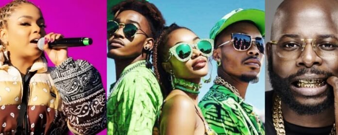Shekhinah, DJ Maphorisa, and vibrant youth representing the spirit of the Nedbank YouthX Festival.