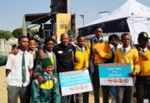 Kabelo Mabalane’s 23-year sobriety milestone brings hope to Hoërskool Elsburg learners Pastor Kabelo Mabalane with Hoërskool Elsburg learners
