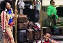 Only 23 of Mamkhize’s 200+ seized designer bags authenticated and sold in explosive SARS auction Mamkhize and son Andile Mpisane with luxury Louis Vuitton bags