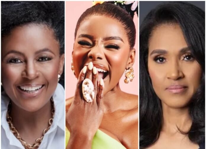 Peggy Sue Khumalo, Pamela Mtanga Basetsana Kumalo, Pamela Mtanga, and Peggy Sue Khumalo, leaders of Miss South Africa 2025.