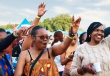Mzansi Golden Economy brings heritage to life at Soweto AfroFlair Mzansi Fest Excited crowd cheering at AfroFlair Mzansi Festival in Soweto.