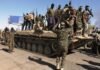 El-Obeid: A Sudanese city ravaged by the hell of “beheadings” Sudanese soldiers on a tank after intercepting a drone strike in Khartoum.