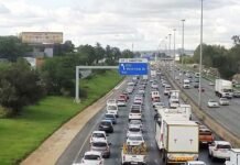 G20 road closure: N1, M1, N12 among key Joburg routes to avoid on Saturday Heavy traffic toward Sandton on a congested highway.