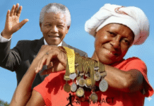 Mandela Walk & Run 2025: SA gears up to honour Madiba’s legacy 12 years on Blanche Moila with medals as Mandela Walk & Run ambassador.