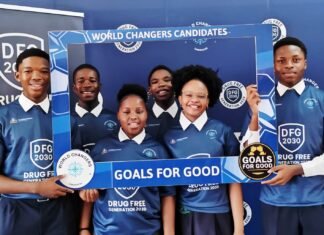 Drug Free Gen 2030 launch: Leondale Grade 8s Commit to Clean Future World Changers Candidate Leondale ambassadors supporting Drug Free Gen 2030 campaign.