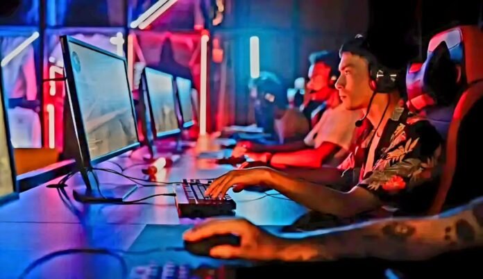 Young adults gaming online in South Africa’s fast-growing digital gambling market.
