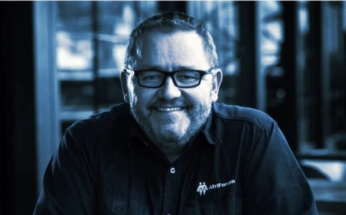 AfriForum CEO Kallie Kriel, a prominent South African civil rights leader and political lobbyist, often vocal on ANC governance and international US-South Africa relations.