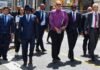 8 big wins from Budget Speech 2026 every South African should know Enoch Godongwana walks with government officials outdoors at Nieuwmeester Dome, Cape Town, before the 2026 Budget presentation.