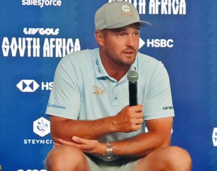 Bryson DeChambeau at Steyn City media briefing
