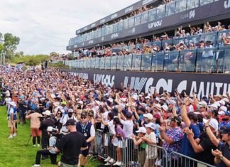 LIV Golf South Africa: Sold-out Steyn City braced for historic weekend showdown Massive sold-out crowds and hospitality suites at the 18th hole during LIV Golf South Africa at Steyn City.