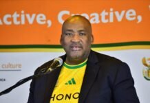 Cultural diplomacy or waste? Debate heats up over World Cup artist delegation Minister Gayton McKenzie speaking at a Department of Sport, Arts and Culture media briefing in Pretoria.