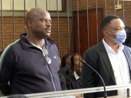 Ekurhuleni city manager in court as Tshwane CFO faces tender fraud case Julius Mkhwanazi (left) and Kagiso Lerutla (right) in the Boksburg Magistrate's Court dock on 20 April 2026. The court postponed their bail hearing to April 23, 2026.