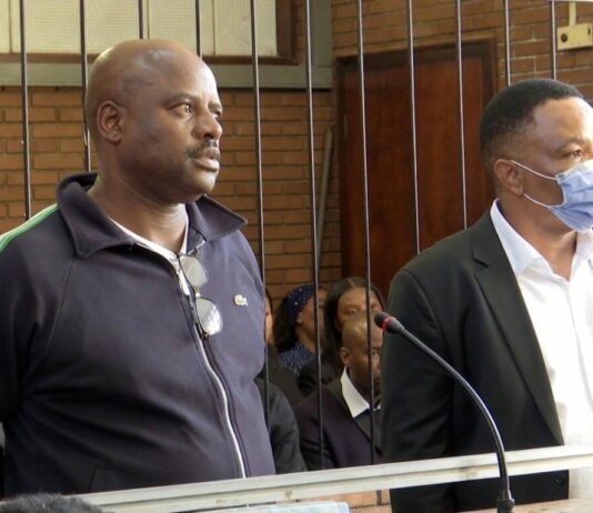 Ekurhuleni city manager in court as Tshwane CFO faces tender fraud case Julius Mkhwanazi (left) and Kagiso Lerutla (right) in the Boksburg Magistrate's Court dock on 20 April 2026. The court postponed their bail hearing to April 23, 2026.