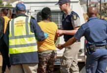 Operation New Broom crackdown: hiring illegal immigrants a criminal offence South African immigration officers arrest suspected undocumented migrant during Operation New Broom crackdown in Gauteng.