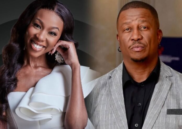 Collage image of Faith Mangope and DJ Fresh during South Africa’s 2026 radio industry changes involving Metro FM and Kaya 959.