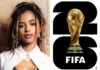 FIFA World Cup 2026 opening ceremony start time: Tyla to sing SA anthem Split image of Tyla portrait and FIFA World Cup 2026 trophy