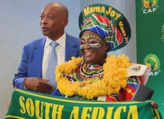 CAF doubles WAFCON winner’s prize as Motsepe’s investment tops 900% CAF President Patrice Motsepe with Mama Joy after announcing record WAFCON prize money ahead of Morocco 2026.