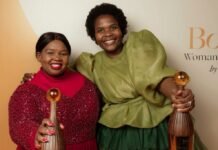 Veuve Clicquot Bold Woman winners are building Africa’s next business legacies Pretty Kubyane and Lindiwe Nkuna-Kgopa pose with their 2026 Veuve Clicquot Bold Woman Award trophies.