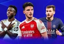 DStv Sports R399: Is cheaper sport worth losing rugby and F1? Real Madrid, Arsenal and PSG players in club kits featured in a graphic about Champions League football.