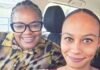 Lost iPhone found in Fourways: attorney Sharné Zimri helps reunite owner with phone Two women smiling in a car, one in glasses and a patterned blouse, the other in a maroon top.