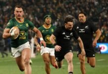 Springboks beat All Blacks 29-24 to seal historic series lead in Soweto Jesse Kriel scores for the Springboks against the All Blacks at FNB Stadium